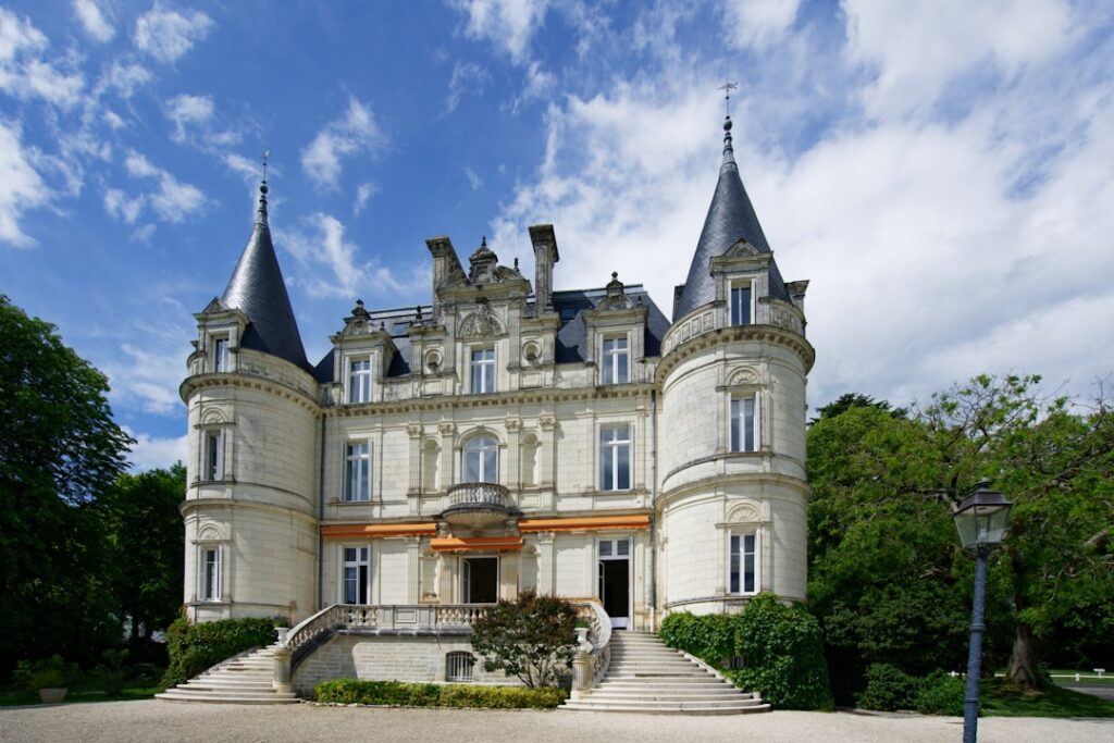 Burgundy vineyard chateau luxury hotel Pommard sunset