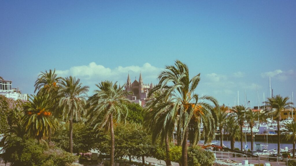 Palma de Mallorca Portixol promenade and beach