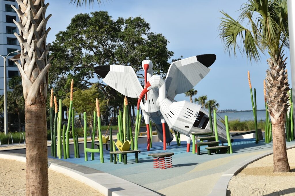 collage theme park museum sculpture garden modern travel
